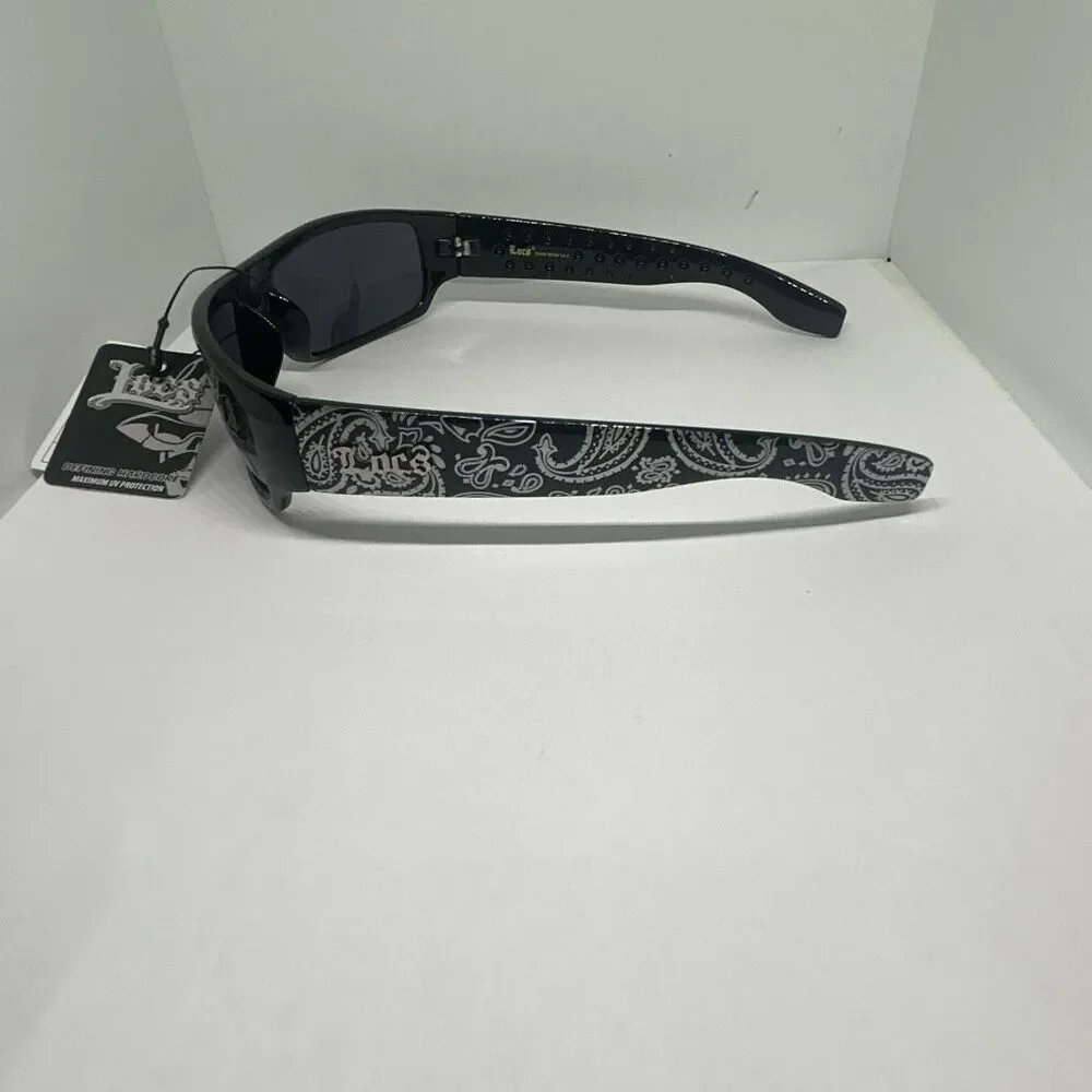 Locs Bandana Design Wraparound Sunglasses UV400 – New